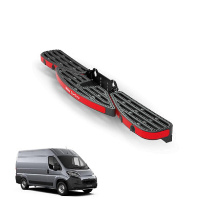 B&Q -  Towstep For Toyota Proace Max (2024+) Van Rear Safety Access Step With Towing Compatibility With Reverse Sensors (Ts11Br)
