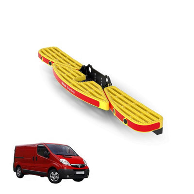 B&Q -  Towstep For Vauxhall Vivaro (2001-2014) Van Rear Safety Access Step With Towing Compatibility No Reverse Sensors (Ts11Y)
