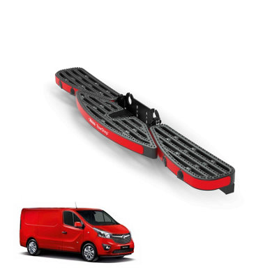 B&Q -  Towstep For Vauxhall Vivaro (2014-2019) Van Rear Safety Access Step With Towing Compatibility No Reverse Sensors (Ts11B)