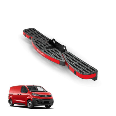B&Q -  Towstep For Vauxhall Vivaro (2019+) Van Rear Safety Access Step With Towing Compatibility With Reverse Sensors (Ts11Br)