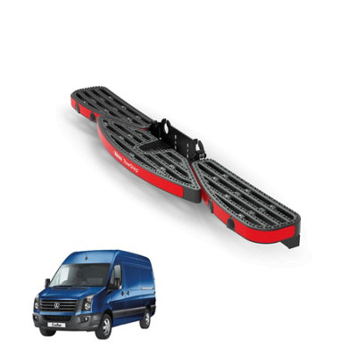 B&Q -  Towstep For Vw Crafter (2006-2017)Van Rear Safety Access Step With Towing CompatibilityWith Connect+(Ts11Boe)