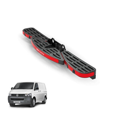 B&Q -  Towstep For Vw Transporter (2003-2015) Van Rear Safety Access Step With Towing Compatibility No Reverse Sensors (Ts11B)