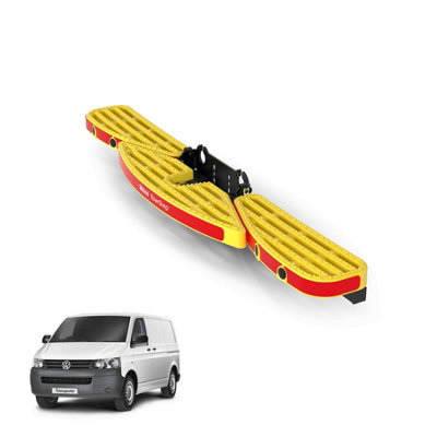 B&Q -  Towstep For Vw Transporter (2003-2015) Van Rear Safety Access Step With Towing Compatibility No Reverse Sensors (Ts11Y)