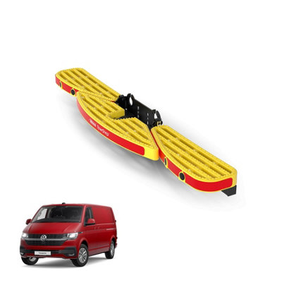 B&Q -  Towstep For Vw Transporter (2015-2024) Van Rear Safety Access Step With Towing Compatibility No Reverse Sensors (Ts11Y)