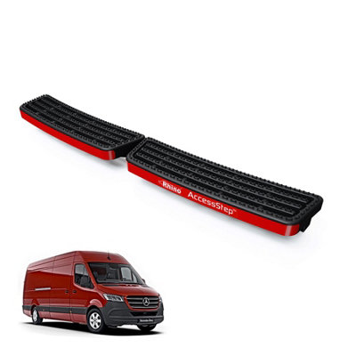 Rhino Accessstep For Mercedes Sprinter (2018+)Van Rear Safety Access StepNo Reverse Sensors (Black)(Ss219B) from B&Q