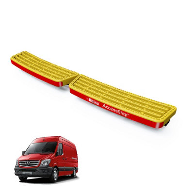 Rhino Accessstep For Mercedes Sprinter (2006-2018)Van Rear Safety Access StepNo Reverse Sensors (Yellow)(Ss219Y) from B&Q