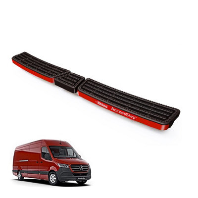 Rhino Accessstep For Mercedes Sprinter (2018+)Van Rear Safety Access StepNo Reverse Sensors (Black)(Ss319B) from B&Q