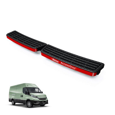 Rhino Accessstep For Iveco Daily (2014+)Van Rear Safety Access StepNo Reverse Sensors (Black)(Ss216B) from B&Q
