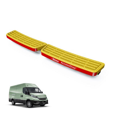 Rhino Accessstep For Iveco Daily (2014+)Van Rear Safety Access StepNo Reverse Sensors (Yellow)(Ss216Y) from B&Q