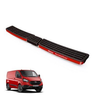 B&Q -  Accessstep For Ford Transit Custom (2013-2024)Van Rear Safety Access StepNo Reverse Sensors (Black)(Ss302B)