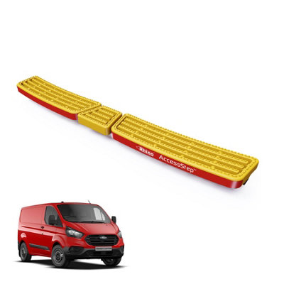 B&Q -  Accessstep For Ford Transit Custom (2013-2024)Van Rear Safety Access StepNo Reverse Sensors (Yellow)(Ss302Y)