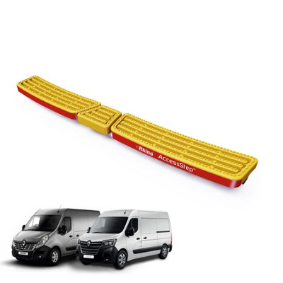 B&Q -  Accessstep For Renault Master (2010-2024)Van Rear Safety Access StepNo Reverse Sensors (Yellow)(Ss306Y)