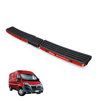 B&Q -  Accessstep For Fiat Ducato (2006+)Van Rear Safety Access StepWith Reverse Sensors (Black)(Ss311Br)