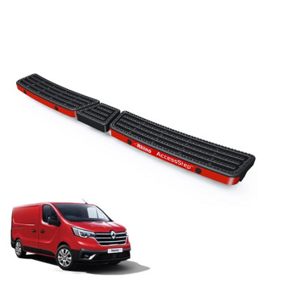 Rhino Accessstep For Renault Trafic (2014+)Van Rear Safety Access StepWith Reverse Sensors (Black)(Ss320Br) from B&Q