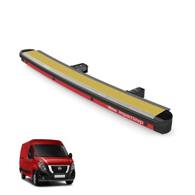 B&Q -  Impactstep For Nissan Nv400 (2010-2021) Van Rear Safety Access Step With Impact Absorption With Reverse Sensors (Imr06)