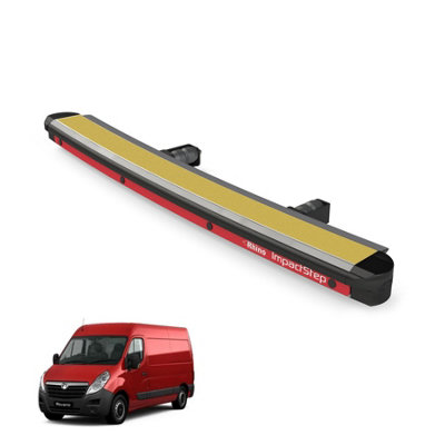 B&Q -  Impactstep For Vauxhall Movano (2010-2021) Van Rear Safety Access Step With Impact Absorption With Reverse Sensors (Imr06)
