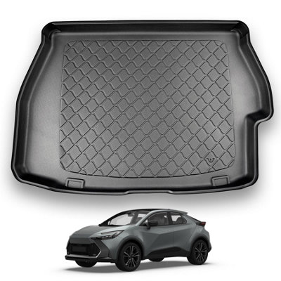 Nomad Toyota C-Hr (2024+) Boot Liner (Plug-In-Hybrid Models) Premium Tailored Boot Mat Protector Thermoplastic Waterproof from B&Q