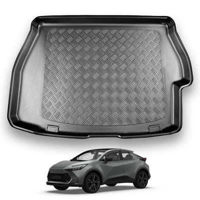 Nomad Toyota C-Hr (2024+) Boot Liner (Plug-In-Hybrid Models) Tailored Boot Protector Waterproof Raised Edges Custom Fit Accessory from B&Q