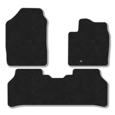 B&Q -  Hyundai Inster (2025+) Car Mats Accessories Tailored Fit Carpet Floor Mats Non Slip Grey Trim Accessory Full Coverage Compatible
