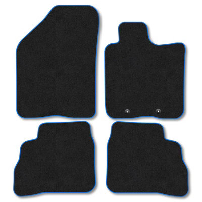 Car Mat Co Suzuki Swift (Mild-Hybrid Models) (2024+) Car Mats Accessories Tailored Carpet Floor Mats Non Slip Blue Trim Full Coverage from B&Q