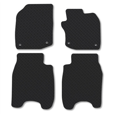 Car Mat Co Honda Civic (Petrol Models) (2012-2017) Heavy-Duty 5mm Rubber Car Mats Tailored from B&Q