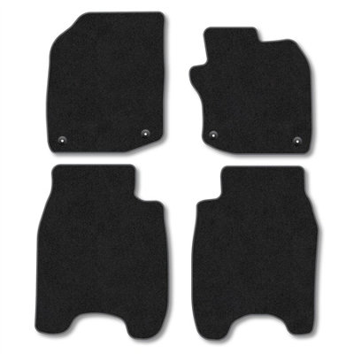 Car Mat Co Honda Civic (Petrol Models) (2012-2017) Premium Car Mats Tufted-Pile Carpet Grey Trim Tailored Fit Car Accessories Durable Set from B&Q