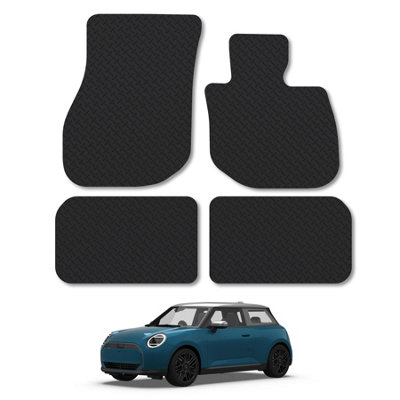 Car Mat Co Mini Countryman Electric (U25E) (2024+) Rubber Car Mats Tailored Non Slip 5mm from B&Q