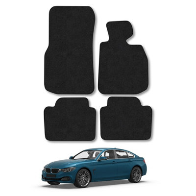 Car Mat Co Bmw 4 Series F36 Gran Coupe 2013-2020 Car Mats Black Carpet Tailored from B&Q