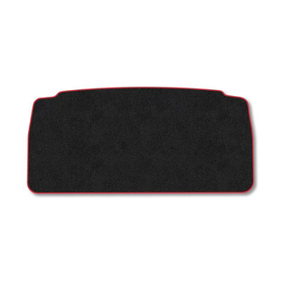 B&Q -  Citroen C2 Premium Boot Liner Tailored Accessory Protector Pet Friendly Tufted Carpet Red Trim