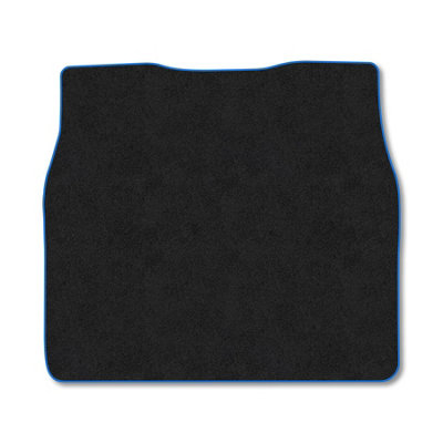 B&Q -  Citroen C4 Grand Picasso (2007-2013) Premium Boot Liner Tailored Accessory Protector Pet Friendly Tufted Carpet Blue Trim