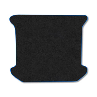 B&Q -  Citroen C8 (2002-2010) Premium Boot Liner Tailored Accessory Protector Pet Friendly Tufted Carpet Blue Trim