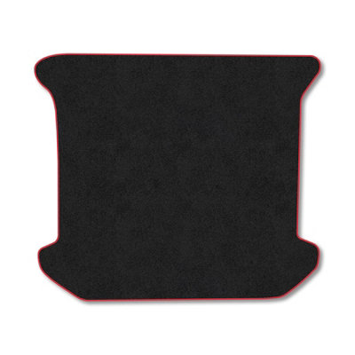 B&Q -  Citroen C8 (2002-2010) Premium Boot Liner Tailored Accessory Protector Pet Friendly Tufted Carpet Red Trim