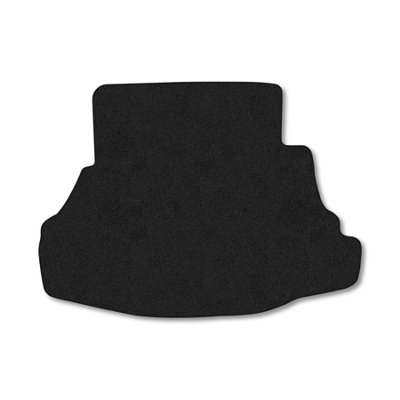 B&Q -  Honda Accord (2004-2008) (Saloon) Premium Boot Liner Tailored Accessory Protector Pet Friendly Tufted Carpet Black Trim