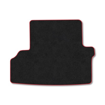 B&Q -  Honda Accord (1998-2003) (Saloon) Premium Boot Liner Tailored Accessory Protector Pet Friendly Tufted Carpet Red Trim