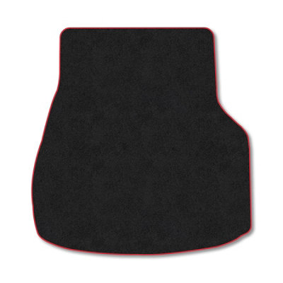 Car Mat Co Jaguar Xf (2008-2015) (Saloon) Premium Boot Liner Tailored Accessory Protector Pet Friendly Tufted Carpet Red Trim from B&Q