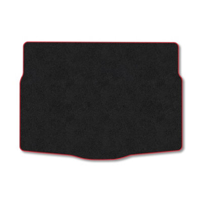 Car Mat Co Kia Cee'd (2012-2018) (Hatchback) Premium Boot Liner Tailored Accessory Protector Pet Friendly Tufted Carpet Red Trim from B&Q