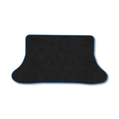 B&Q -  Land Rover Freelander (1996-2006) Premium Boot Liner Tailored Accessory Protector Pet Friendly Tufted Carpet Blue Trim