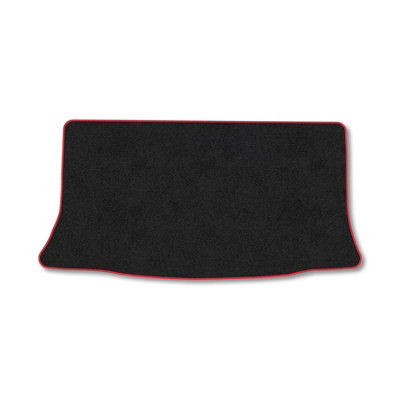 Car Mat Co Nissan Micra (2003-2010) Premium Boot Liner Tailored Accessory Protector Pet Friendly Tufted Carpet Red Trim from B&Q