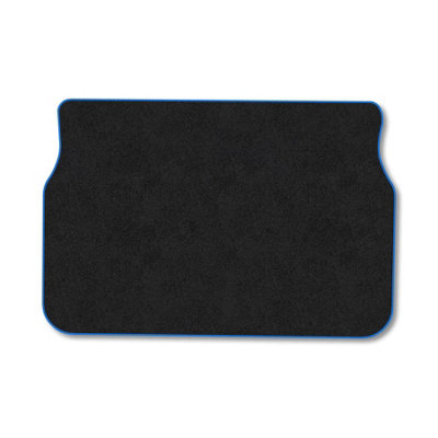 B&Q -  Peugeot 208 (2012+) Premium Boot Liner Tailored Accessory Protector Pet Friendly Tufted Carpet Blue Trim