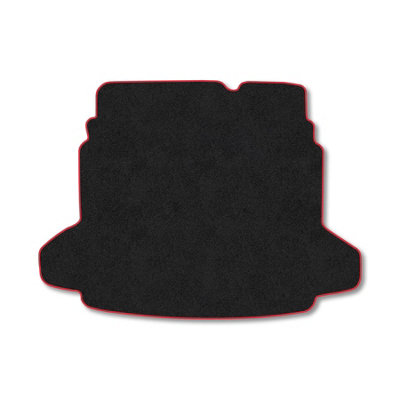 Car Mat Co Saab 93 (2013+) (Saloon) Premium Boot Liner Tailored Accessory Protector Pet Friendly Tufted Carpet Red Trim from B&Q
