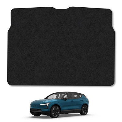 Car Mat Co Volvo Ex30 (2024+) Premium Boot Liner Tailored Accessory Protector Pet Friendly Tufted Carpet Black Trim from B&Q