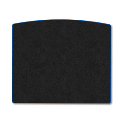 B&Q -  (Upper Floor) Vw Tiguan (2016-2024) Premium Boot Liner Tailored Accessory Protector Pet Friendly Tufted Carpet Blue Trim