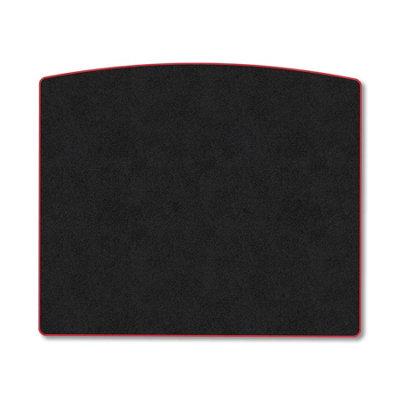 B&Q -  (Upper Floor) Vw Tiguan (2016-2024) Premium Boot Liner Tailored Accessory Protector Pet Friendly Tufted Carpet Red Trim