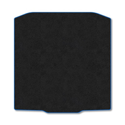 Car Mat Co (Non-Adjustable Floor) Skoda Octavia Estate (2012-2020) Premium Boot Liner Tailored Protector Tufted Carpet Blue Trim from B&Q