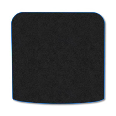 B&Q -  Peugeot E5008 (2024+) Premium Boot Liner Tailored Accessory Protector Pet Friendly Tufted Carpet Blue Trim
