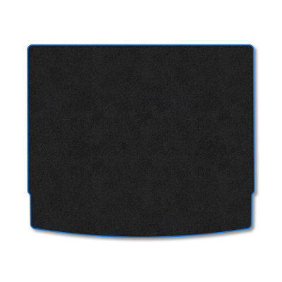 B&Q -  (Upper Floor) Peugeot E3008 (2024+) Premium Boot Liner Tailored Accessory Protector Pet Friendly Tufted Carpet Blue Trim