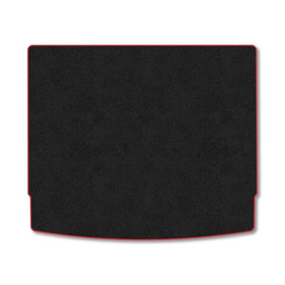 B&Q -  (Upper Floor) Peugeot E3008 (2024+) Premium Boot Liner Tailored Accessory Protector Pet Friendly Tufted Carpet Red Trim