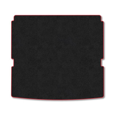 B&Q -  (Lower Floor) Peugeot E3008 (2024+) Premium Boot Liner Tailored Accessory Protector Pet Friendly Tufted Carpet Red Trim
