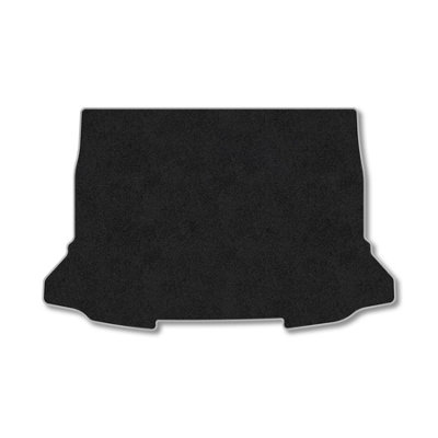 B&Q -  Mercedes A-Class (2018+) (Non-Hybrid) (Upper Boot) Boot Liner Mat Premium Tufted Carpet Tailored Fit Grey Trim All-Weather
