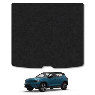 Car Mat Co Volvo Xc40 (2017+) Premium Boot Liner Tailored Accessory Protector Pet Friendly Tufted Carpet Black Trim from B&Q